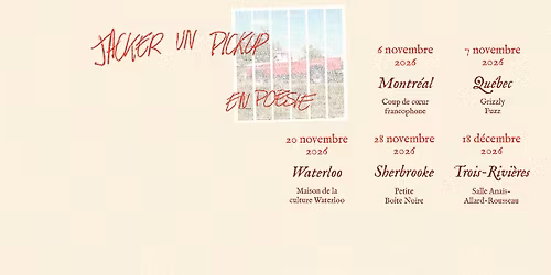Jacker un pickup en po\u00e9sie 
