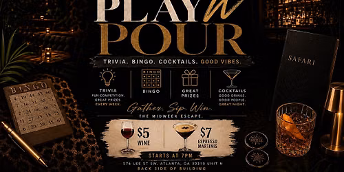 Play N Pour at Safari ATL