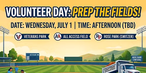 Volunteer Day: Prep the Fields!