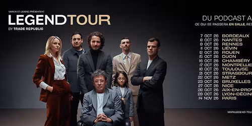 LEGEND Tour \u2022 8 octobre 2026 \u2022 Z\u00e9nith de Nantes