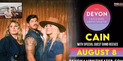 Cain and the Band Reeves at Devon Lakeshore Amphitheater