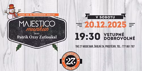 V\u00e1no\u010dn\u00ed "ve\u010d\u00edrek" Majestico Muzikus