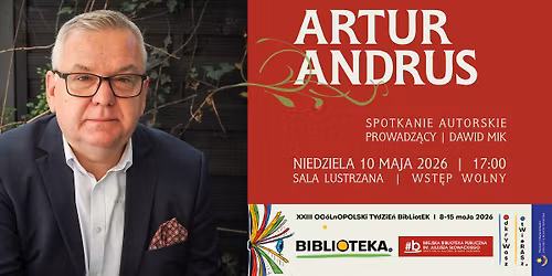 Spotkanie autorskie z Arturem Andrusem
