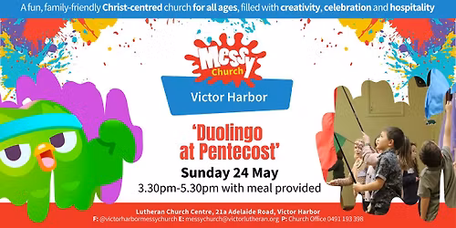 Victor Harbor Messy Church: "Duolingo at Pentecost"