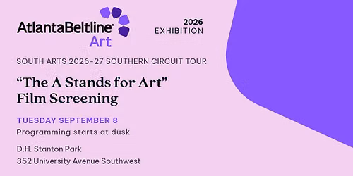 "The A Stands for Art" Film Screening