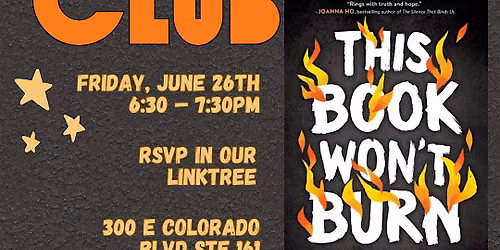YA Book Club at The Open Book Pasadena
