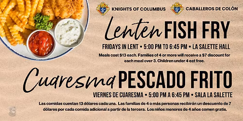 Lenten Fish Fry 2026