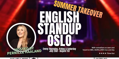English Standup Oslo - Summer Takeover! | SALT