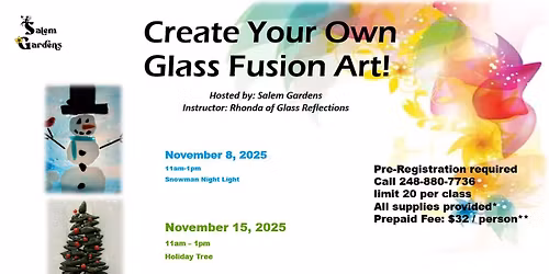 Glass Fusion Art Class