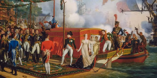 Me Napoleon deur't stad
