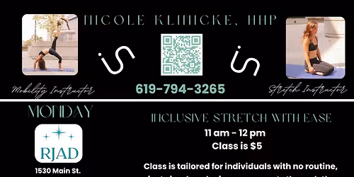 Inclusive Strengthen & Lengthen @ RJAD w\/ Nicole