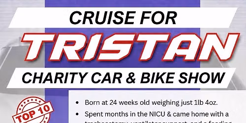 Cruise-in for Tristan Charity Bike & Car Show