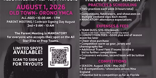 OTO Cheer All Star Elite\/Prep Tryouts