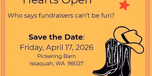 Hats on, Boots Up, Hearts Open Fundraising Event