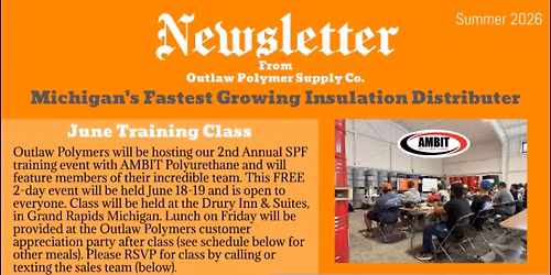 Outlaw Polymers 2nd annual training!!