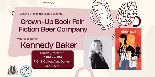 Grown-Up Book Fair with local author Kennedy Baker