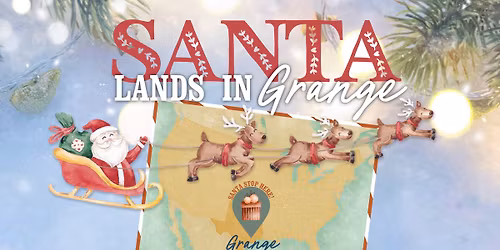 Santa Lands in Grange