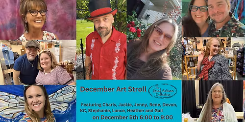 December Art Stroll at The Local Artisan Collective