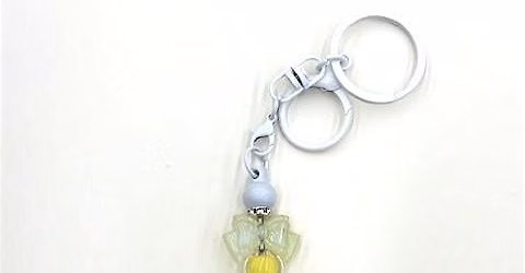 Bead Bar+UV\/LED Resin: Sour Lemon Keychain - Mapunapuna