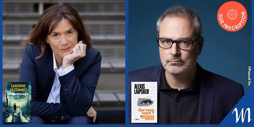 SUR INSCRIPTION : Sandrine Destombes et Alexis Laipsker \u00e0 la Librairie Martelle - Amiens