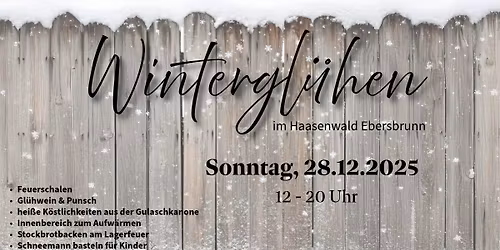 Wintergl\u00fchen im Haasenwald
