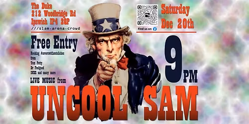 Uncool Sam at the Duke - Ipswich