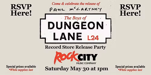 RCMC Presents: Paul McCartney - The Boys of Dungeon Lane Listening Party