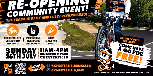 CHESTERFIELD BMX RE-OPENING EVENT!