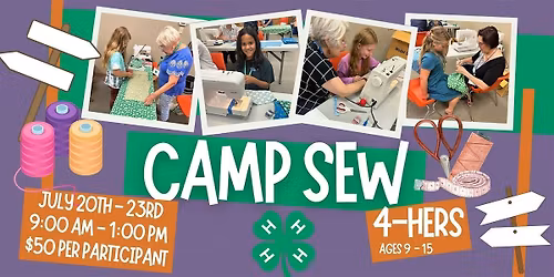 2026 York County 4-H Camp Sew
