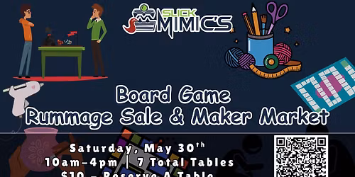 Board Game Rummage Sale & Maker Market