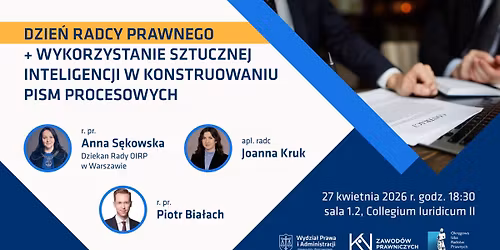 Wykorzystanie AI w konstruowaniu pism procesowych - spotkanie z OIRP