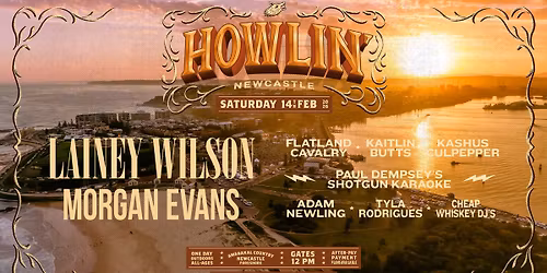 HOWLIN COUNTRY | Sat 14th Feb 2026 at Newcastle Foreshore