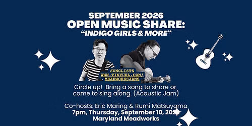 SEPT: Indigo Girls Acoustic Jam with Eric Maring