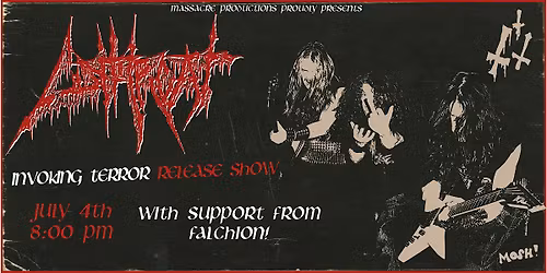 Cutthroat + Falchion LIVE. The Thomas House, Dublin. July 4th.