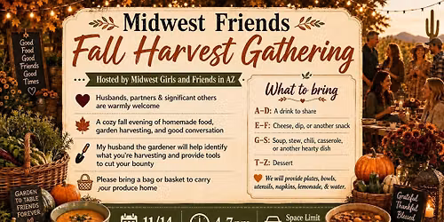 Friends Fall Harvest Potluck @ Amy's