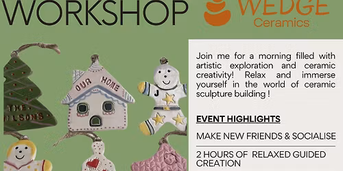 Christmas Ceramic Workshop - make your own Christmas decorations