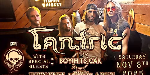 TANTRIC with Boy Hits Car, Union Drive, Smack the Mosquito & TH3TA Presented by 107.9 KBPI
