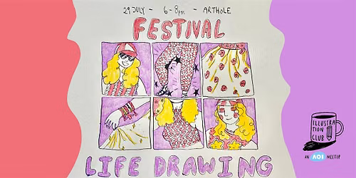 Festival Live Drawing \/ Illustration Club \/ Cardiff illustrator meet-up