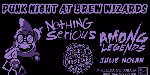 Nothing Serious, Among Legends, Streets To Ourselves, Julie Nolan at Brew Wizards