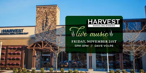 Live music with Dave Volpe