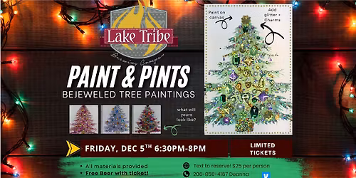 PAINT & PINTS @ Lake Tribe Brewing