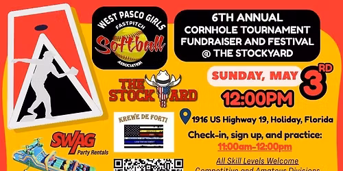6th Annual WPGFSA Cornhole Tournament Fundraiser
