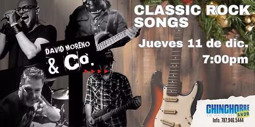 Jueves de Classic Rock Songs con David Moreno