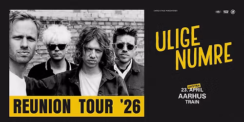 [Ekstra ekstrakoncert] Ulige Numre \/ TRAIN \u2013 *UDSOLGT*