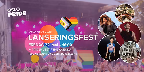 Lanseringsfest Oslo Pride 2026