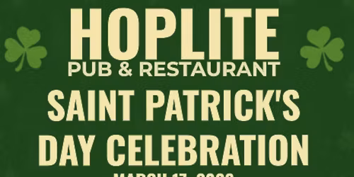 St Patrick's Day at Hoplite Irish Pub