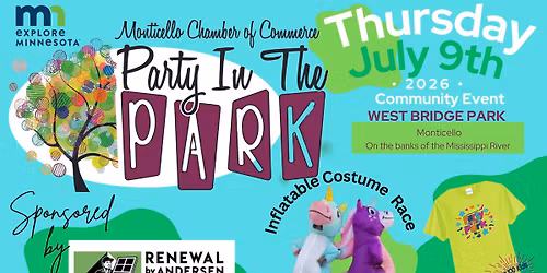 2026 Party in the Park: Thursday July 9th- West Bridge Park
