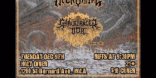 ANGELIC DESOLATION | NECROMIRE | GRAVEDANCER D.O.A. : FROZEN IN RIFFS 2025