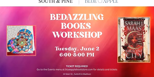 Bedazzling Book \/ Bookmark Workshop