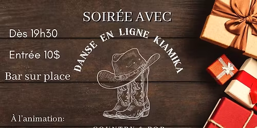 Soirée danse en ligne SPÉCIALE TEMPS DES FÊTES 